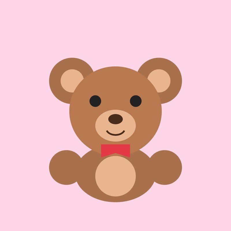 Soft teddy bear toy
